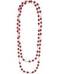 rote Halskette von Chanel