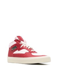 rote hohe Sneakers aus Leder von Rhude