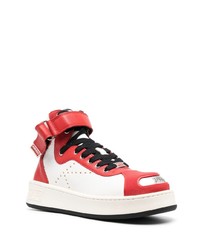 rote hohe Sneakers aus Leder von Kenzo