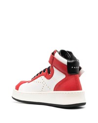 rote hohe Sneakers aus Leder von Kenzo