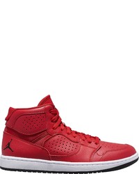 rote hohe Sneakers aus Leder von Jordan