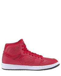 rote hohe Sneakers aus Leder von Jordan