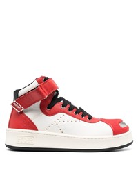 rote hohe Sneakers aus Leder von Kenzo