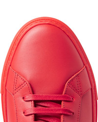 rote hohe Sneakers aus Leder von Givenchy