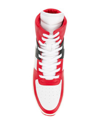 rote hohe Sneakers aus Leder von Fear Of God