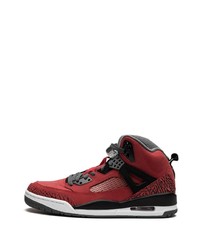 rote hohe Sneakers aus Leder von Jordan