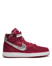 rote hohe Sneakers aus Segeltuch von Nike