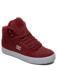 rote hohe Sneakers aus Wildleder von DC Shoes