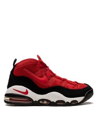 rote hohe Sneakers aus Wildleder von Nike
