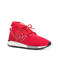 rote hohe Sneakers von New Balance