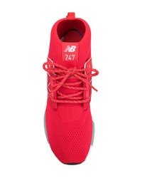 rote hohe Sneakers von New Balance
