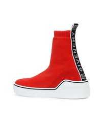 rote hohe Sneakers von Givenchy