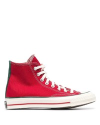 rote hohe Sneakers von Converse