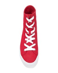 rote hohe Sneakers von Calvin Klein Jeans