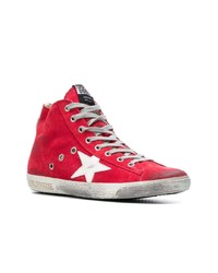 rote hohe Sneakers von Golden Goose Deluxe Brand