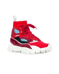 rote hohe Sneakers von Valentino