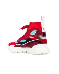 rote hohe Sneakers von Valentino