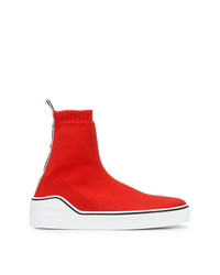rote hohe Sneakers von Givenchy