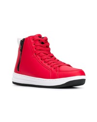 rote hohe Sneakers von Ea7 Emporio Armani