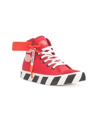 rote hohe Sneakers von Off-White