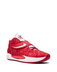 rote hohe Sneakers von Nike