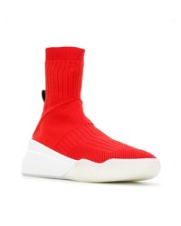 rote hohe Sneakers von Stella McCartney