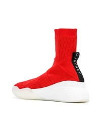 rote hohe Sneakers von Stella McCartney