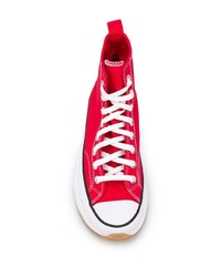 rote hohe Sneakers von Converse