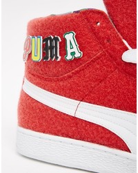 rote hohe Sneakers von Puma