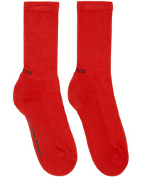 rote horizontal gestreifte Socken von SOCKSSS
