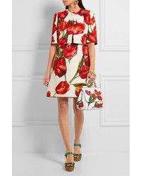 rote Jacke mit Blumenmuster von Dolce & Gabbana
