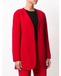 rote Jacke mit einer offenen Front von Moschino Vintage