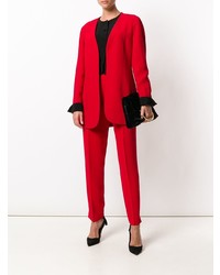 rote Jacke mit einer offenen Front von Moschino Vintage