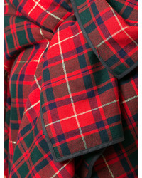 rote Jacke mit Schottenmuster von Comme des Garcons