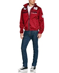 rote Jacke von Geographical Norway