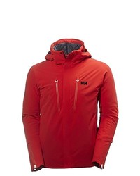 rote Jacke von Helly Hansen