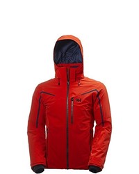 rote Jacke von Helly Hansen