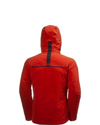 rote Jacke von Helly Hansen