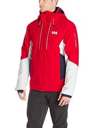 rote Jacke von Helly Hansen