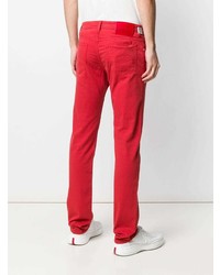 rote Jeans von Jacob Cohen