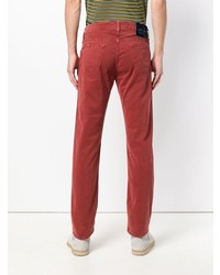 rote Jeans von Jacob Cohen