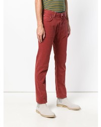 rote Jeans von Jacob Cohen