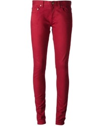 rote Jeans von Saint Laurent