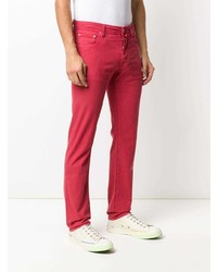 rote Jeans von Jacob Cohen