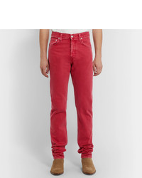 rote Jeans von Helmut Lang