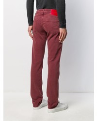 rote Jeans von Jacob Cohen