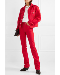 rote Jeansjacke von Helmut Lang