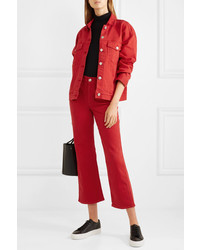 rote Jeansjacke von 3x1