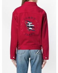 rote Jeansjacke von Tommy Jeans