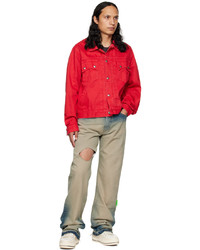 rote Jeansjacke von Rhude